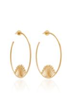 Michelle Fantaci Fan Hoop Earrings