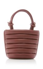 Moda Operandi Staud Louie Striped Leather Top Handle Bag