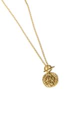 Moda Operandi Pamela Card Constantine's Medallion 24k Gold-plated Necklace