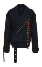 Proenza Schouler Mlange Twill Oversized Coat
