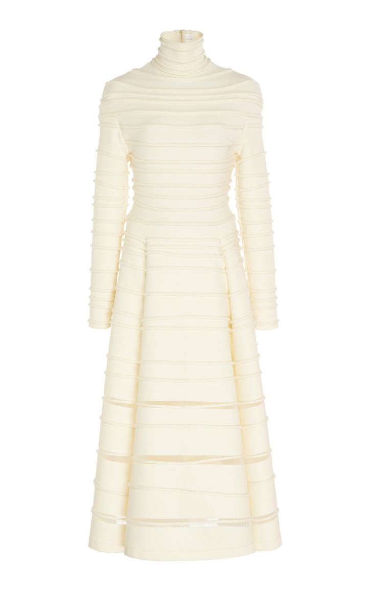 Maison Rabih Kayrouz Wool Knit Midi Dress