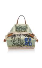 Etro Woven Embroidered Tote