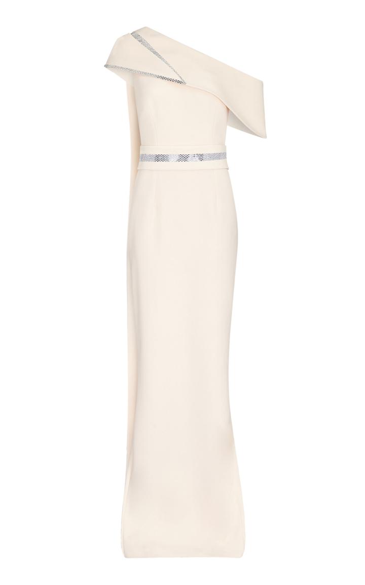 Safiyaa Verita Draped Crepe Dress