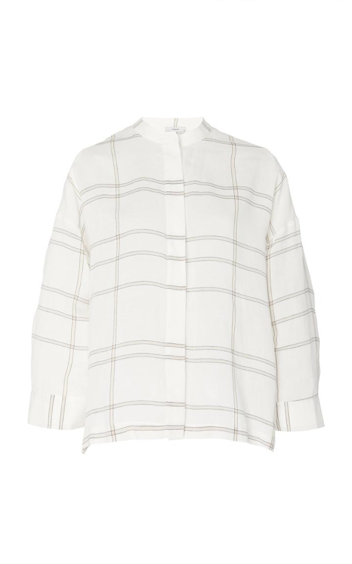 Vince Carpenteria Plaid Full Sleeve Shirt