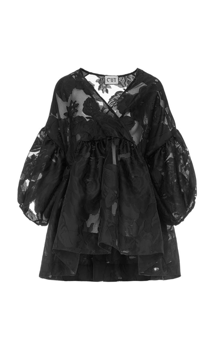 Moda Operandi Studio Cut Lace Organza Top