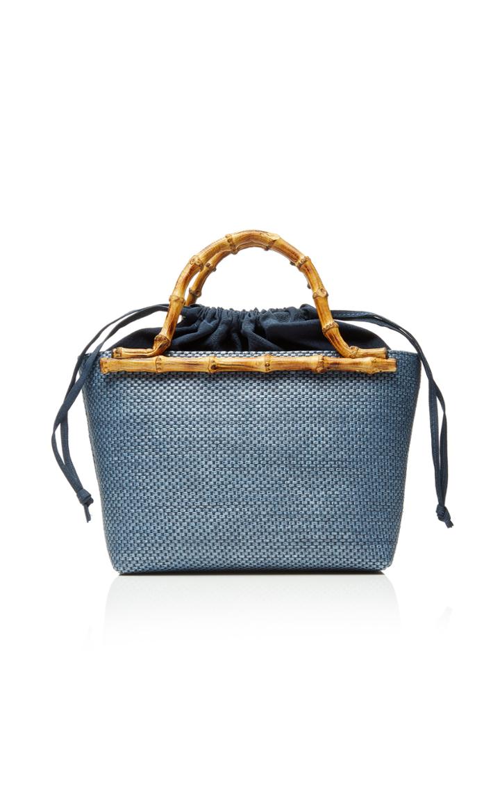 Glorinha Paranagua Monte Carlo Small Straw Basket Bag