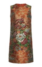 Dolce & Gabbana Floral-printed Shit Jacquard Dress