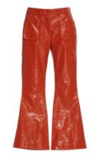 Olivier Theyskens Nelmer Cropped Leather Pants