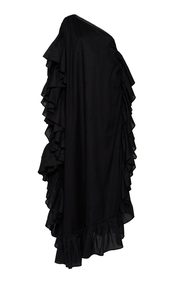 Kalita Zahara One Shoulder Cotton Maxi Dress