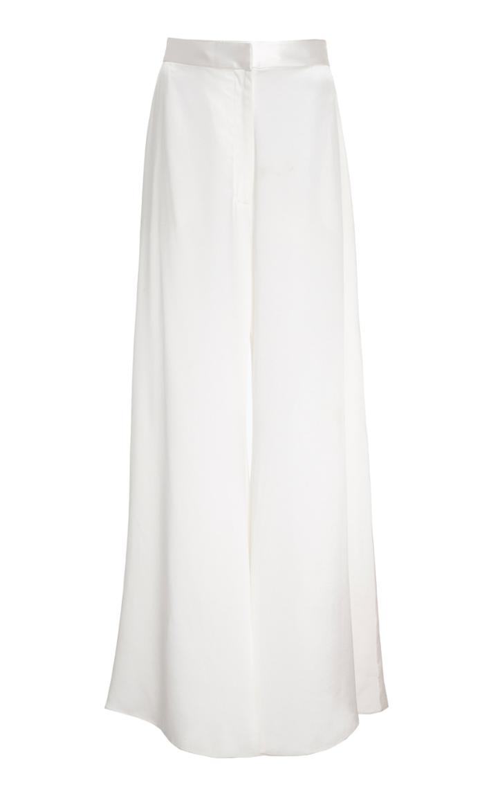 Michael Lo Sordo Belle Wide-leg Silk Pants