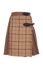 Dice Kayek Check Wrap Skirt