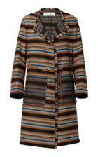 Dorothee Schumacher Striped Wrap Coat