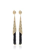 Rosantica Mistico Gold-tone Beaded Fringe Earrings
