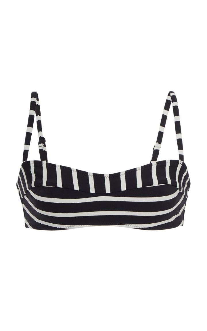 Solid & Striped Quinn Striped Bikini Top