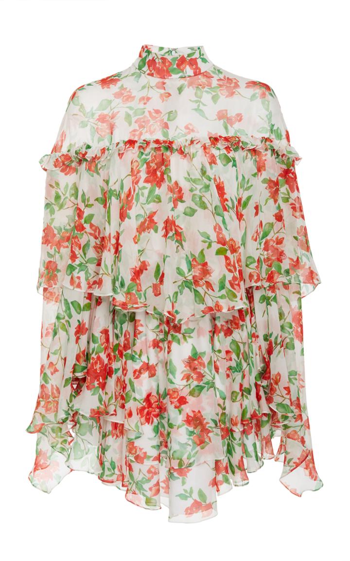 Caroline Constas Tessa Silk Mini Dress