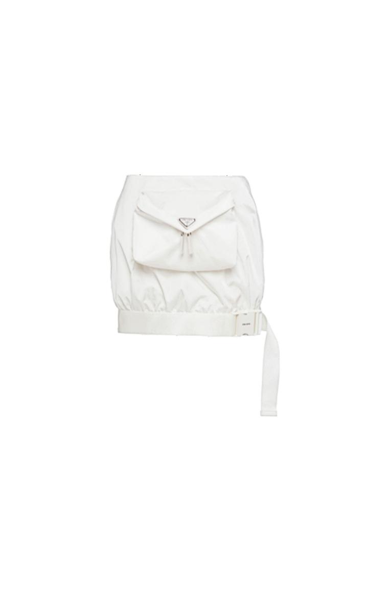 Moda Operandi Prada Gabardine Mini Skirt