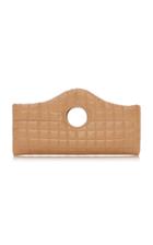 A.w.a.k.e. Mode Liv Quilted Faux Leather Clutch