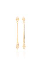 Melissa Kaye Chloe May 18k Pink Gold Diamond Earrings
