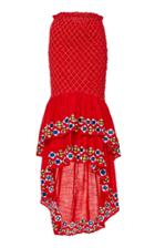 Alexis Rewada Strapless Cotton-linen Blend Maxi Dress