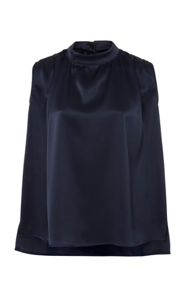 Seren London Dolly Sleeveless Silk Blend Blouse