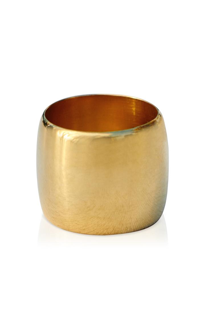 Sophie Buhai 18k Gold Vermeil Wide Cigar Ring