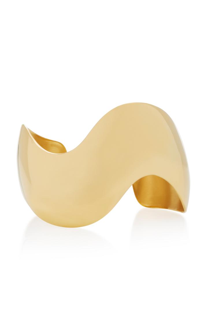 Agmes Wave Gold Vermeil Cuff