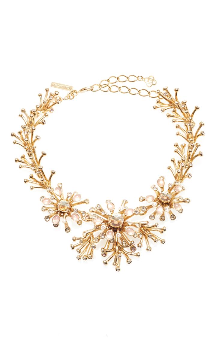 Oscar De La Renta Galaxy Coral Necklace