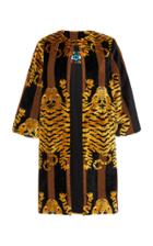 Moda Operandi Libertine Jokhang Tiger A-line Coat Size: M