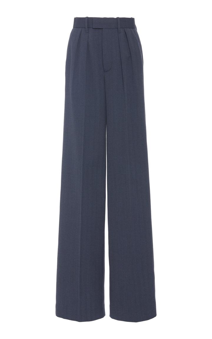 Moda Operandi Marc Jacobs Pleated Wool Wide-leg Trousers Size: 0