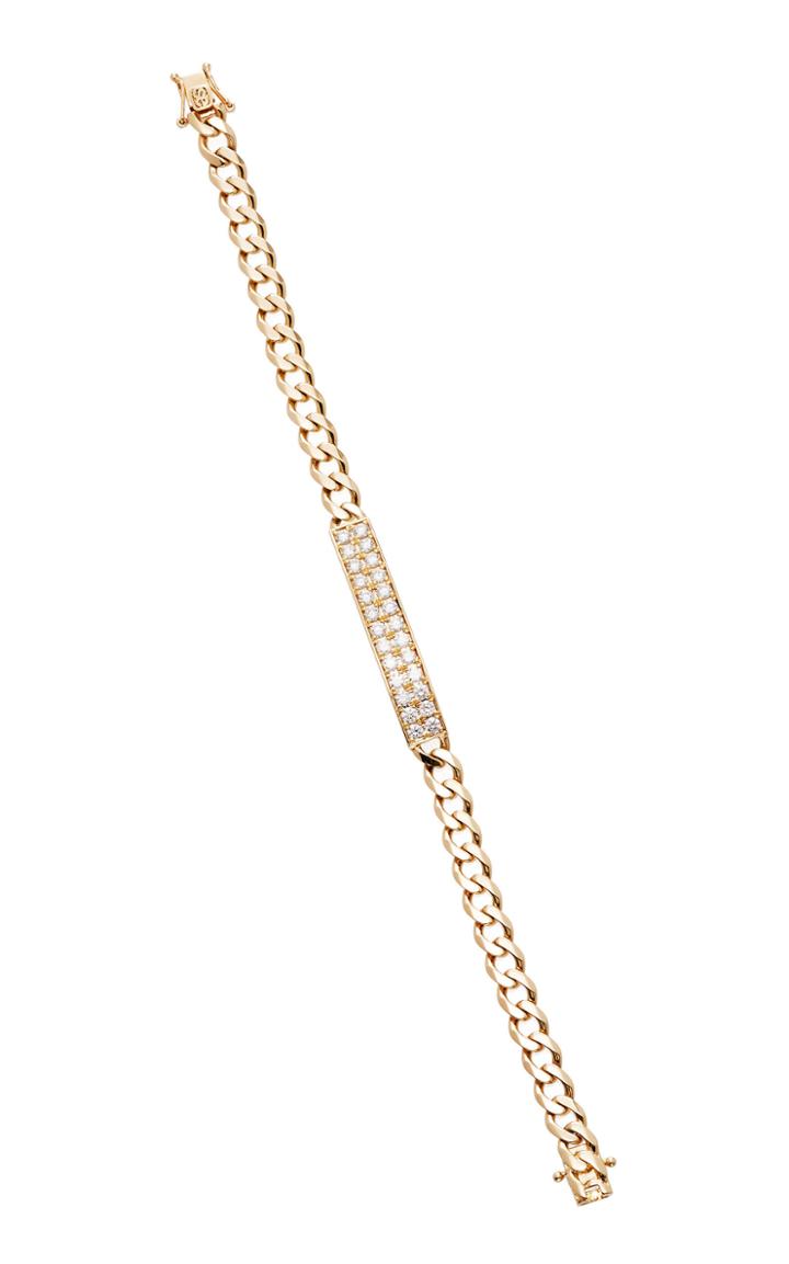 Moda Operandi Sydney Evan 14k Yellow Gold Id Bar Bracelet