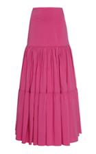 Moda Operandi Aje Allgro Tiered Cotton-blend Maxi Skirt Size: 4