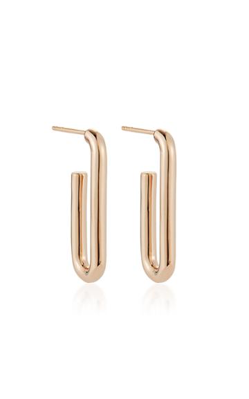 Walters Faith Saxon 18k Rose-gold Single Chain Link Earrings