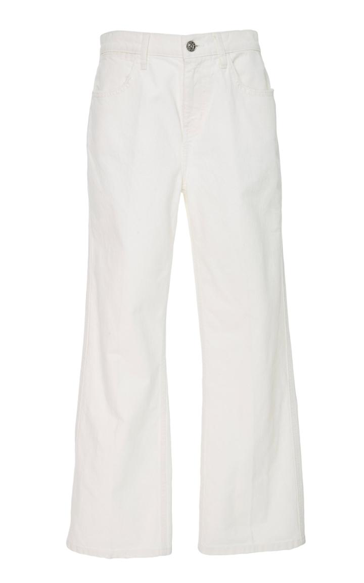 Current/elliott Vanessa Wide-leg Crop Jeans
