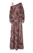 By. Bonnie Young Long Dress With Embroidered Strap