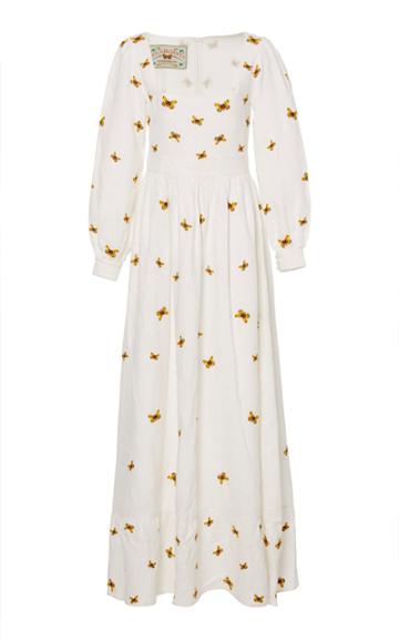 Agua By Agua Bendita Curuba Linen Dress