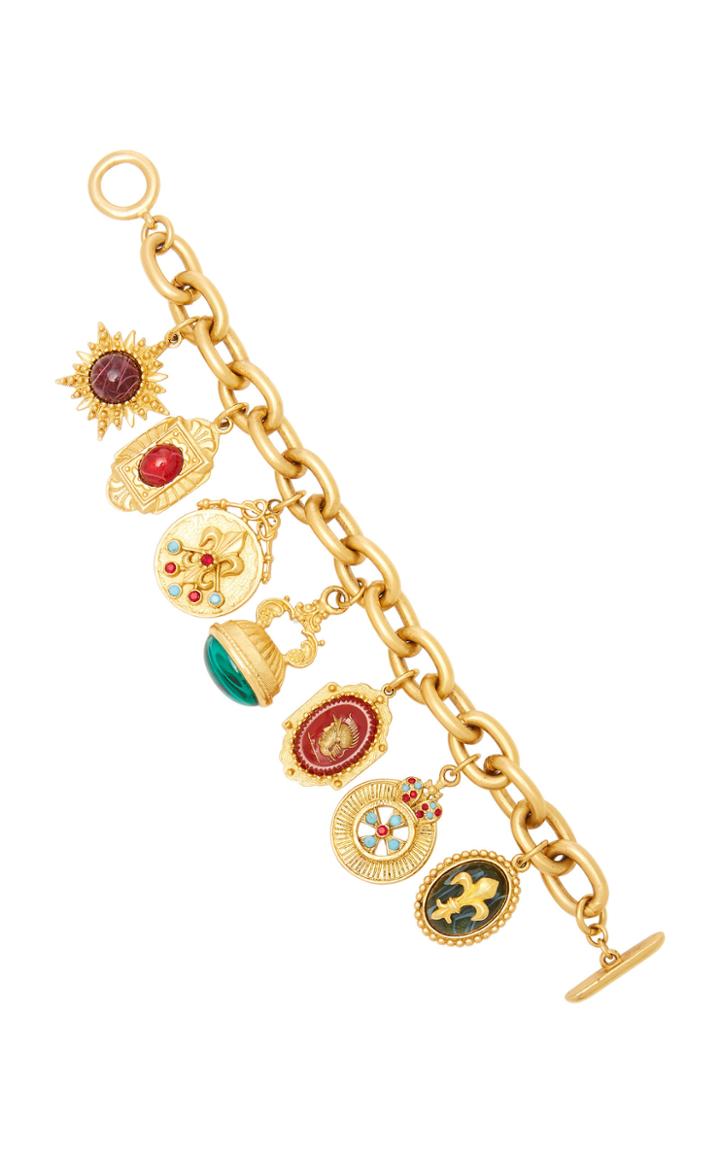 Ben-amun Royal 24k Gold-plated Charm Bracelet