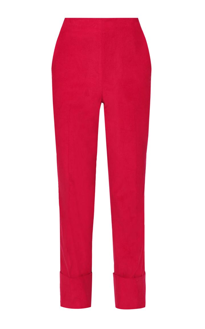 Moda Operandi Erdem Warner High-rise Tapered Corduroy Trouser
