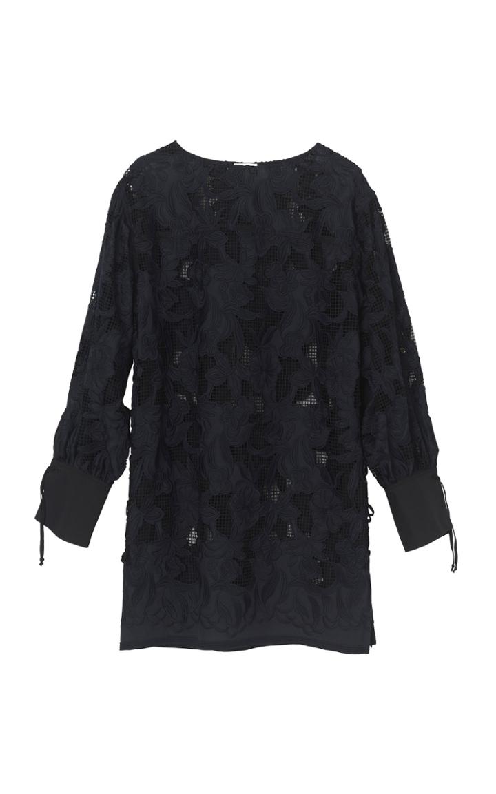 By Malene Birger Elmera Embroidered Cotton Lace Top