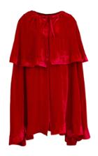 Moda Operandi Deitas Eris Tiered Velvet Cape