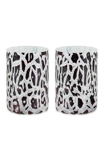 Moda Operandi Stories Of Italy Set Of 2 Crackl Crow Glasses