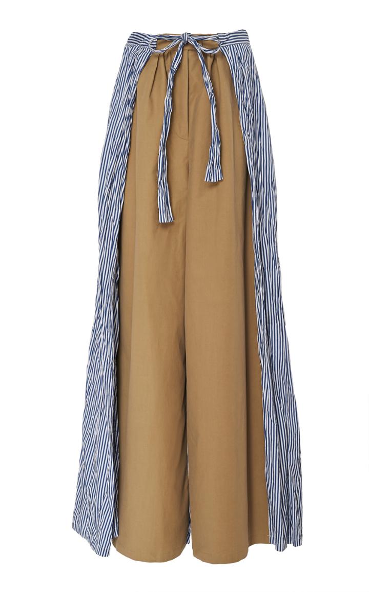 Rosie Assoulin Superhero Ii Cotton Wide-leg Pant