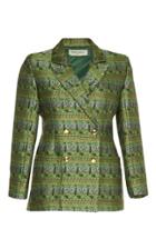 Tata Naka Classic Palm Double-breasted Jacket