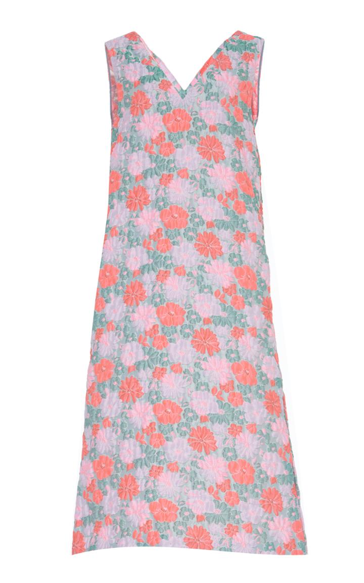 Jil Sander Furetto Floral Midi Dress