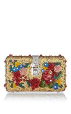 Dolce & Gabbana Floral Sequin Shoulder Bag