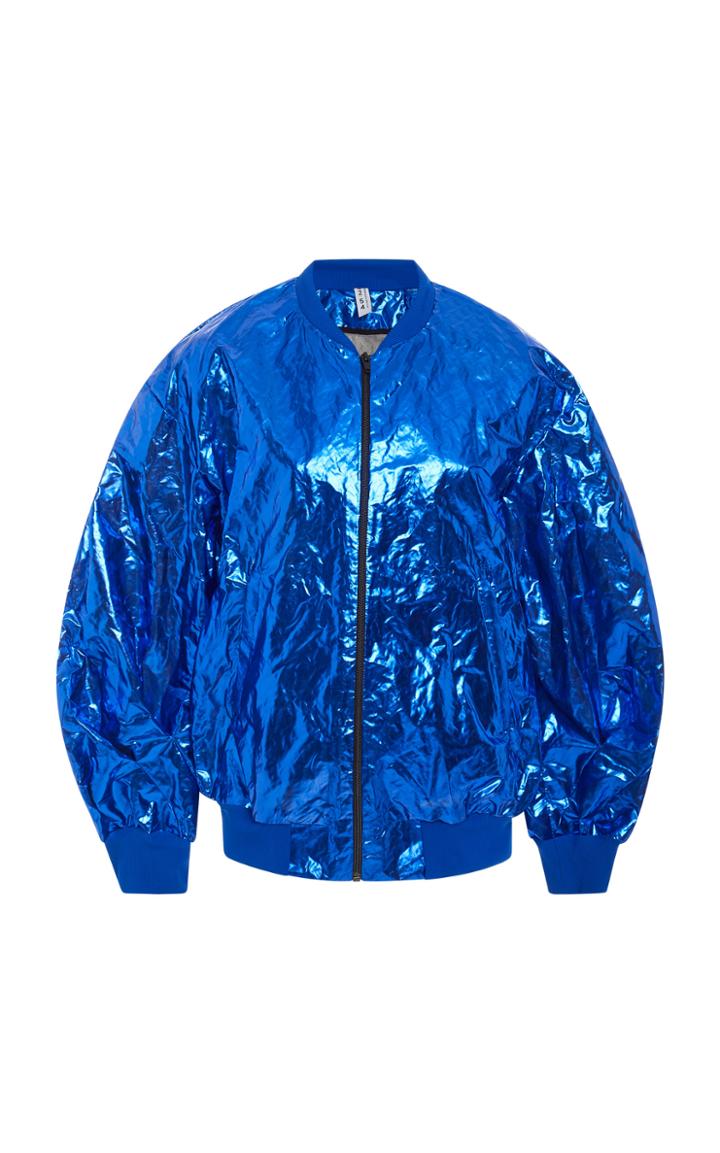 4254 Sport Oversized Metallic Jacket