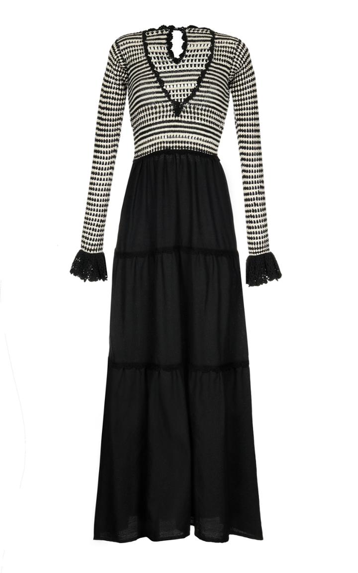 Moda Operandi Escvdo Tiza Crochet Maxi Dress