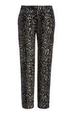 Moda Operandi Libertine Leopard Print Wool Straight-leg Trousers