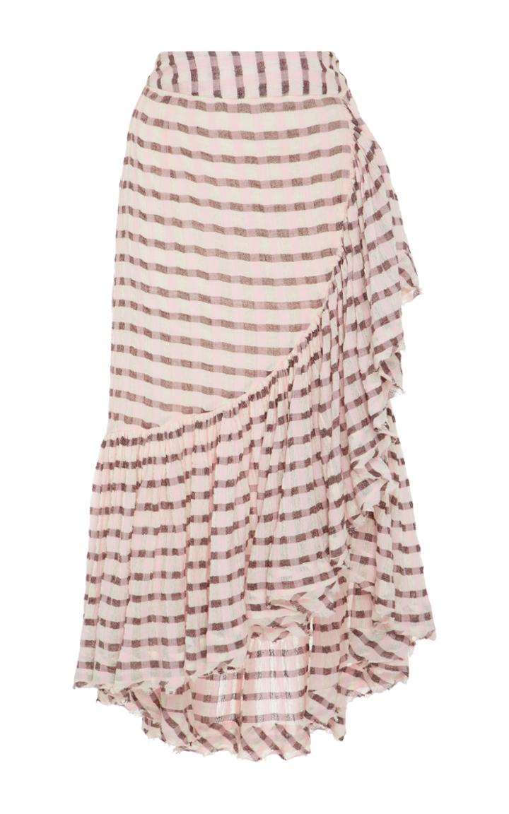 Ulla Johnson Gretchen High-rise Cotton Wrap Skirt