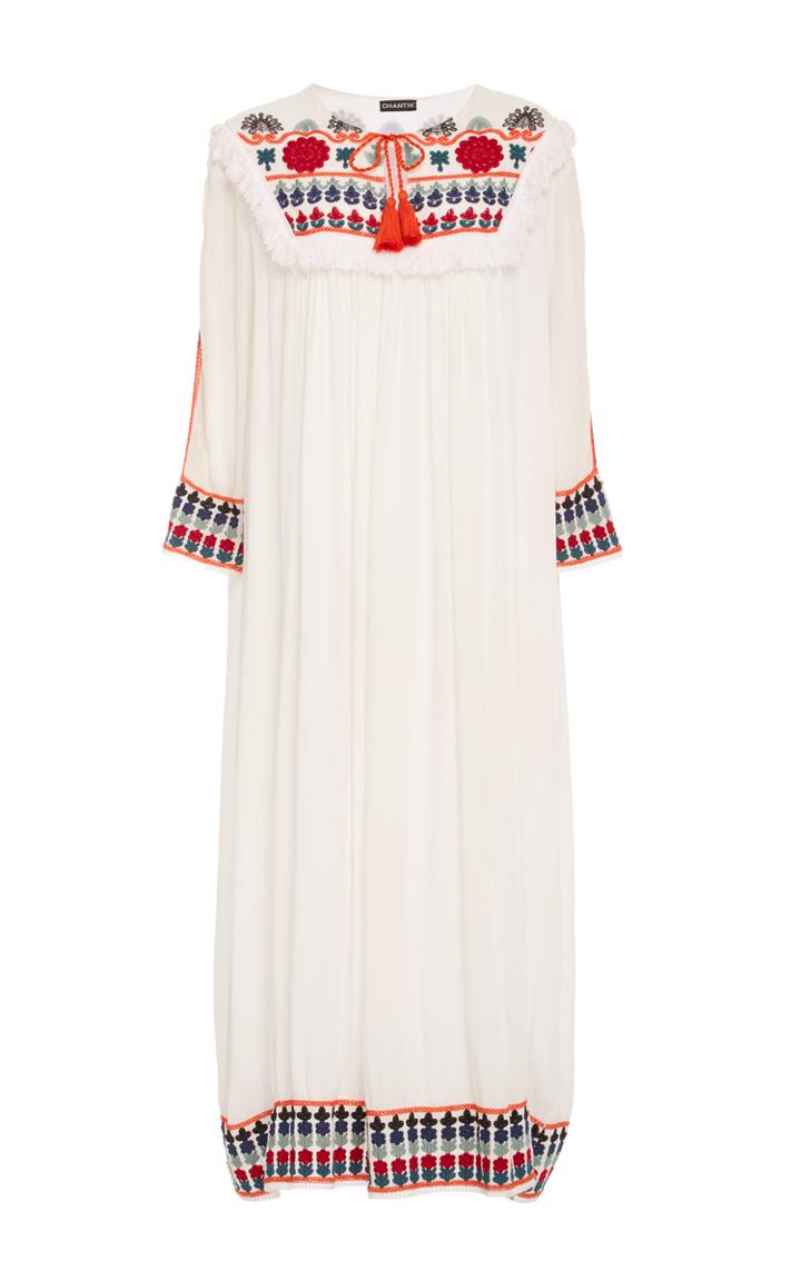 Chantik Floral Embroidered Dress