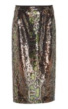 N 21 N&deg;21 Tubby Sequin Pencil Skirt